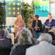 Bestselling thriller authors (from left) JP Pomare, Anna Downes, Dinuka McKenzie and Petronella McGovern in conversation at the 2023 Words on the Waves Writer Festival. Picture supplied