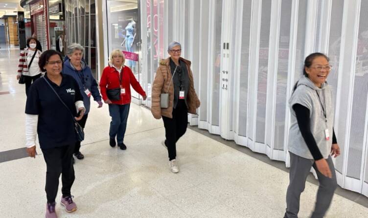 Walkers enjoy a ramble through Westfield. Picture supplied