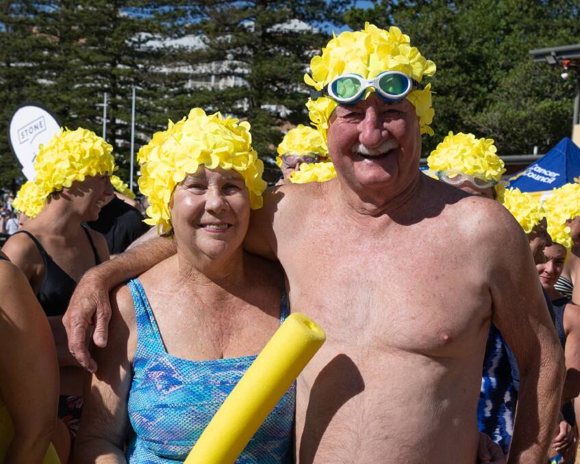 Trish and John King enjoyed the Daffodil Dip last year. Picture by Jill Ashby 
