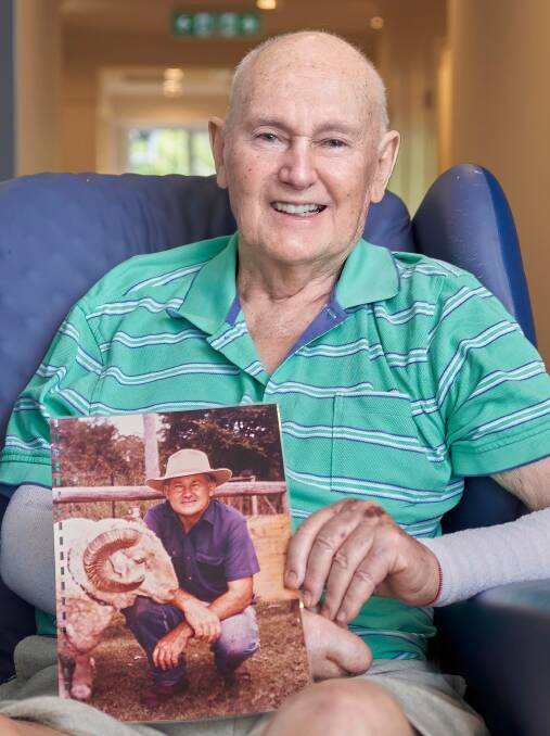 LONG HISTORY: Australian Woolshed founder Ken Mander-Jones now lives at the Carinity Brookfield Green aged care community in Brisbane. 