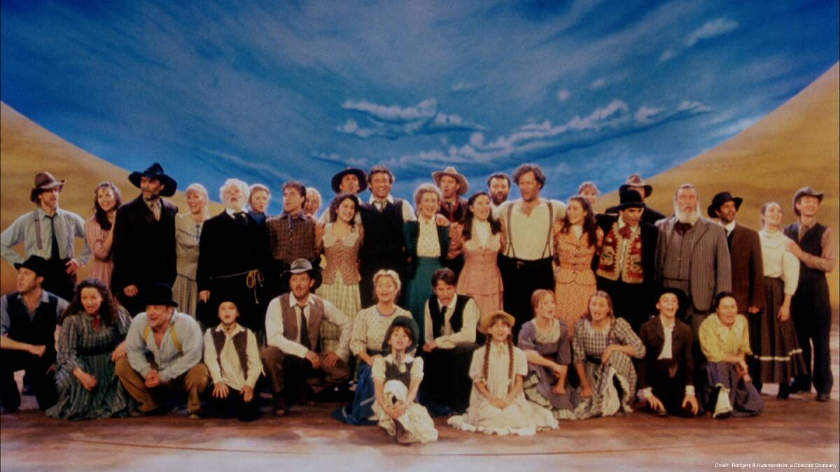 The cast from the 1998 London version of Oklahoma! Picture supplied