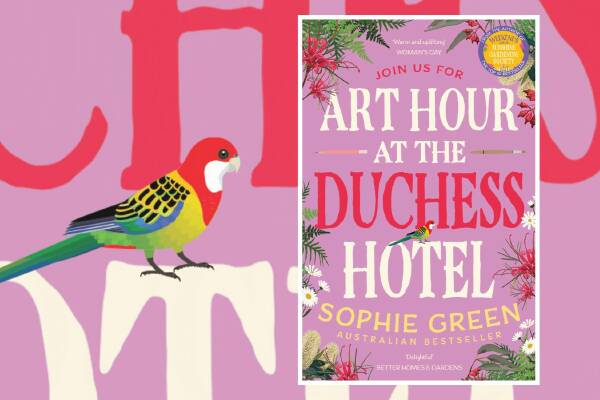 The cover art to Sophie Green's Art Hour at the Duchess Hotel. Pictures supplied