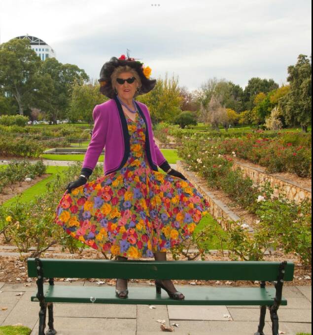 Pretty Gertrude in a rose garden at the city's south parklands. Picture supplied