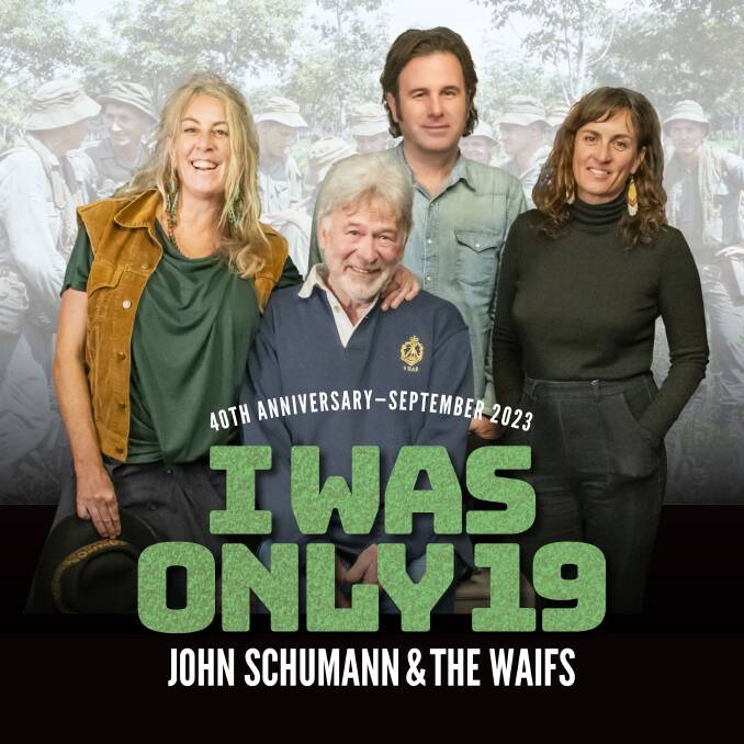 The cover art of 'I Was Only 19' by John Schumann and The Waifs. Picture supplied