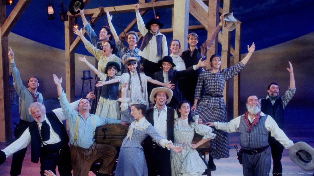 A still of the filmed version of Oklahoma! Picture supplied