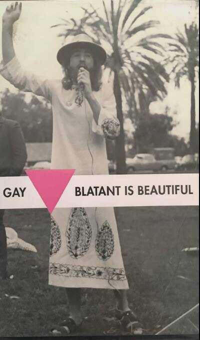 Will Sergeant in 1973, after Adelaide's first pride march. Picture supplied. 