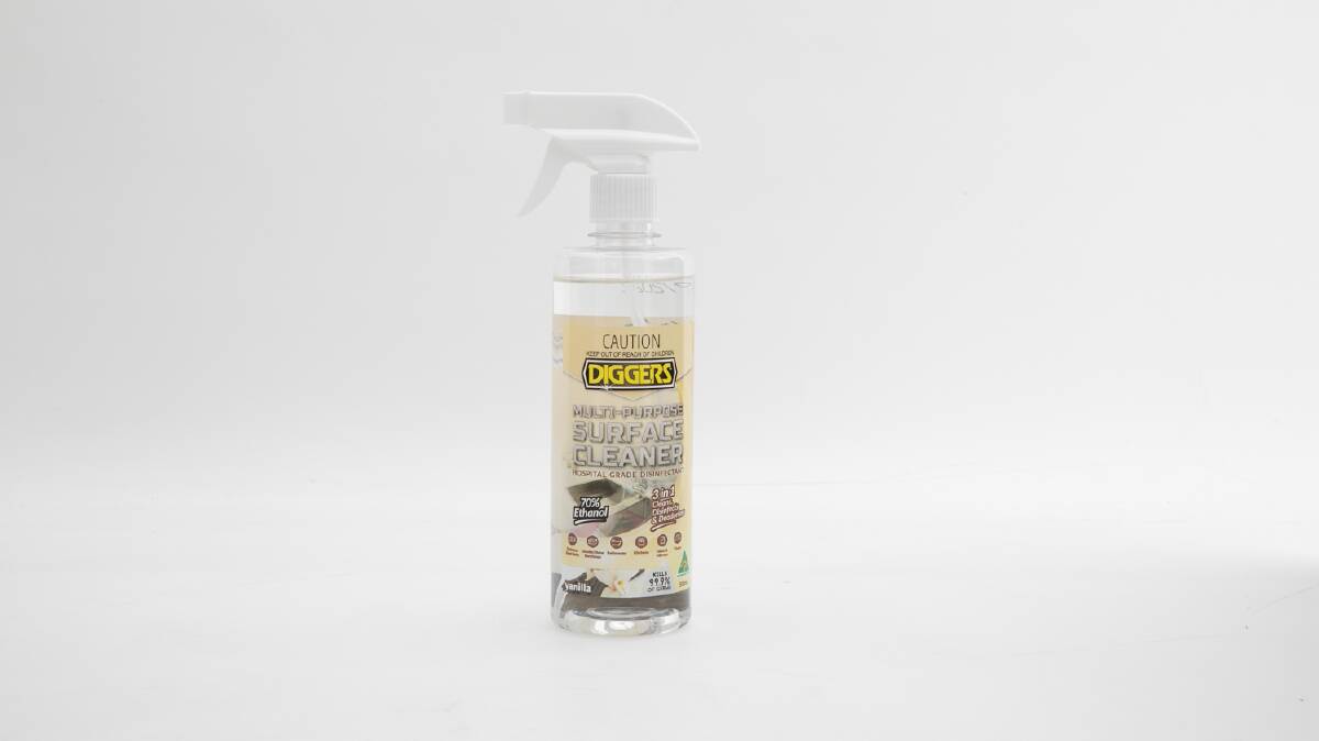 Diggers Multi-Purpose Surface Cleaner was among the low-ranking multipurpose sprays tested by Choice. Picture supplied