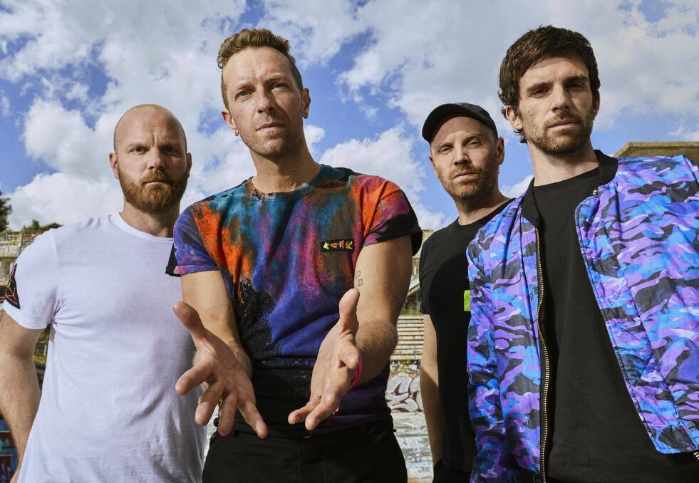 Coldplay will play a once-off concert in Australia in the chosen city of Perth in November 2023. Picture supplied