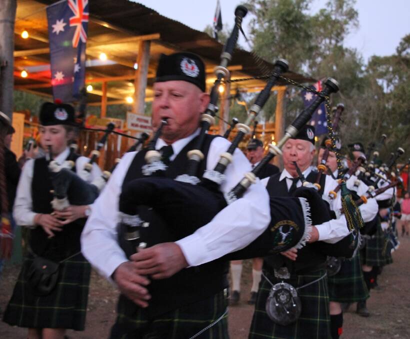 Enjoy the bellows from the Warwick Pipe Thistle Band at the Bony Mountain Folk Festival in September 2024. Picture supplied