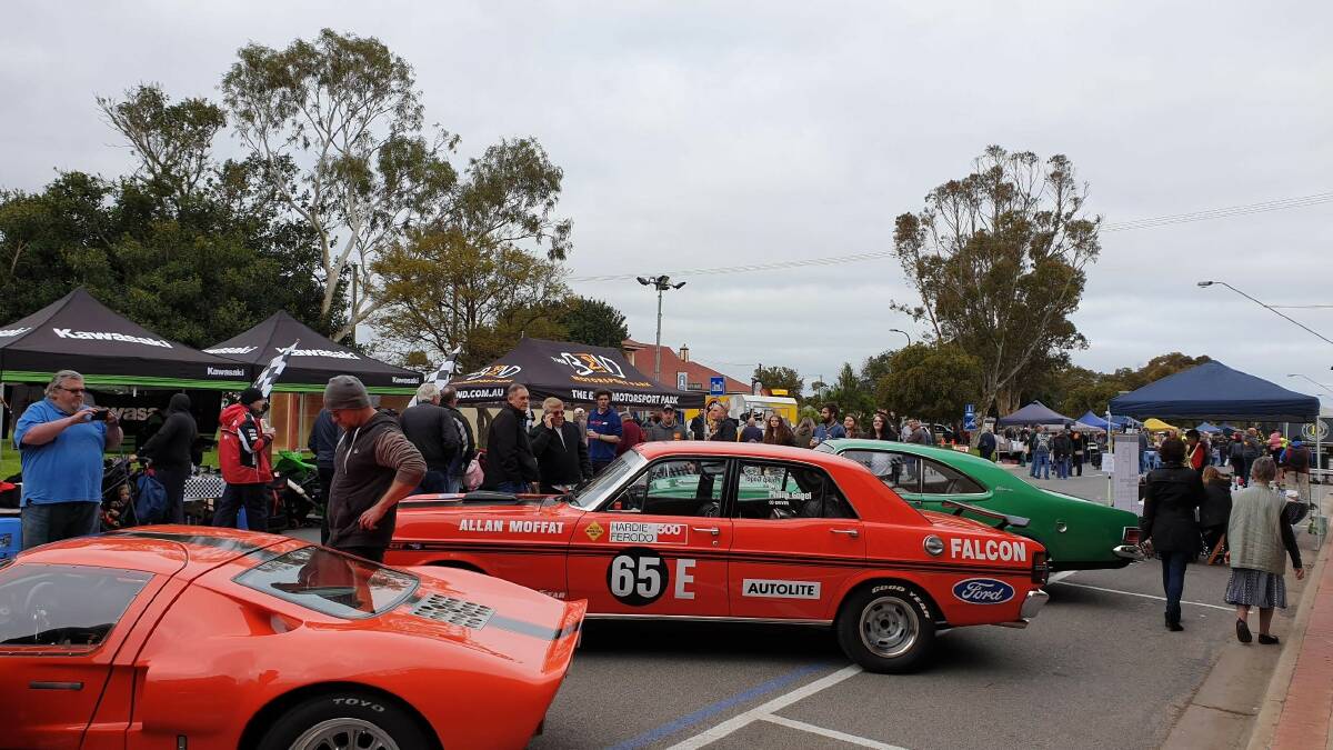 A classic car display at the 2019 Super Street Party, Tailem Bend. Picture supplied