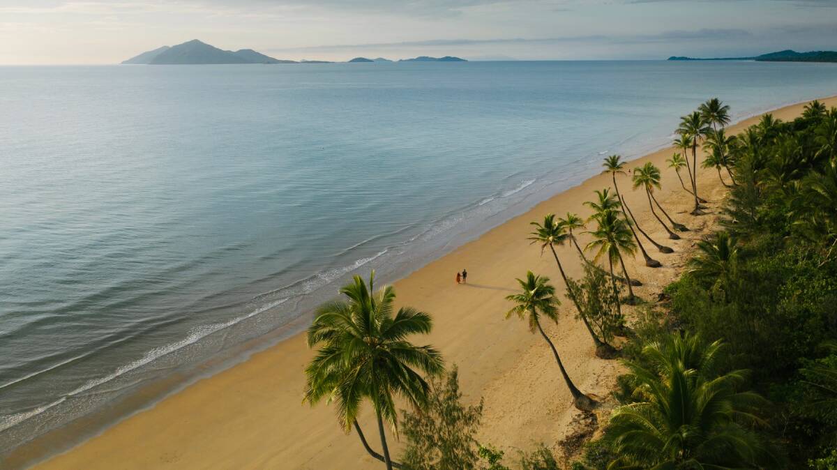 Mission Beach with views to Dunk Island. Picture by Tourism and Events Queensland