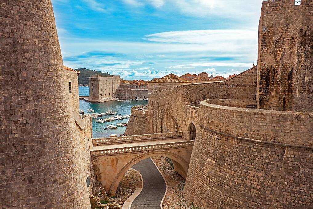 Dubrovnik's walls and old harbour. Picture supplied