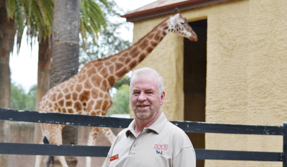 Adelaide Zoo general manager of operations, Jeff Lugg, has lived on site for 29 years. Picture by Anthony Caggiano