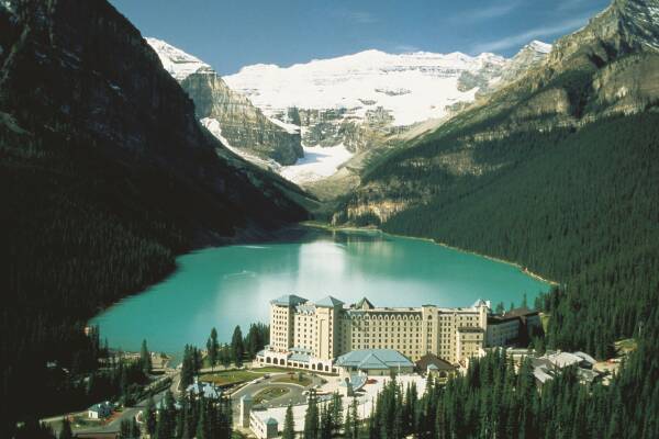 The iconic Fairmont Chateau Lake Louise. Picture supplied