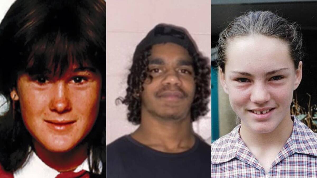 Missing teenagers Debbie Ashby, Markiah Major and Cherie Westell. Pictures supplied