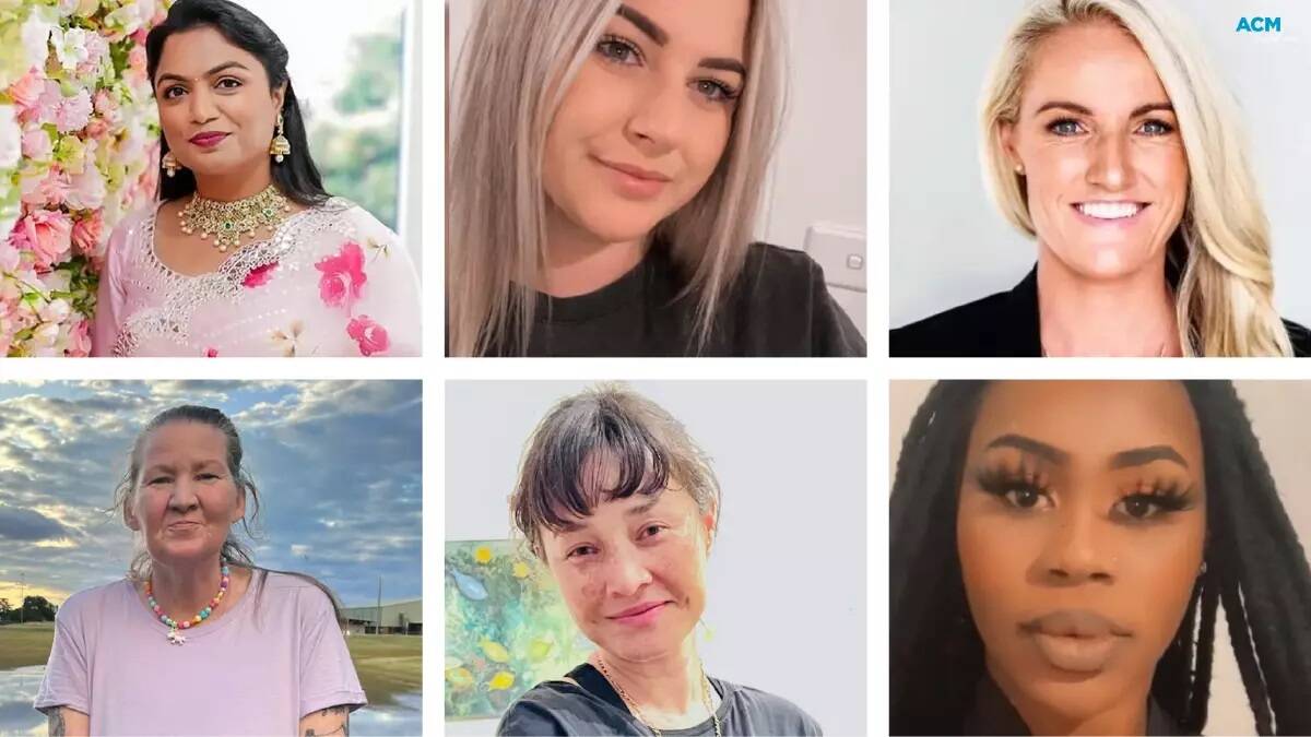 Chaithanya Madhagani, Molly Ticehurst, Ashlee Good, Emma Bates, Jade Young, Mauwa Kizenga are among the women killed by violence in 2024. Picture supplied, file.
