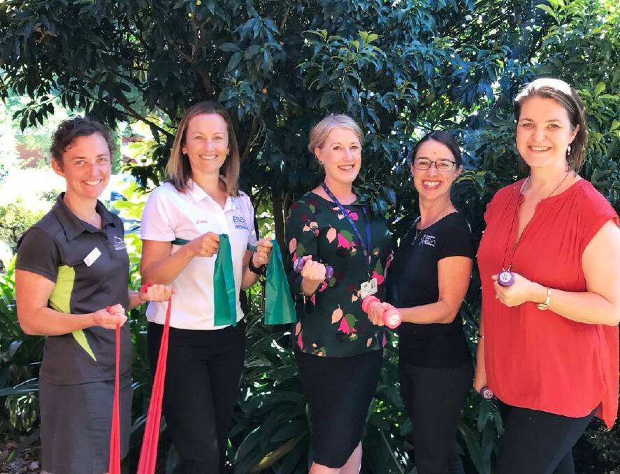 ABOVE AND BEYOND: The PACE team (l-r) Julie Blake, Leeah Cooper, Ruth Mulligan, Fiona Miller, Roslyn Bloom.