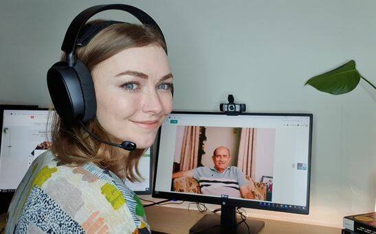 IN TOUCH: Telehealth counsellor Aida Byrdon works with Swinburne University's Wellbeing Clinic for Older Adults.