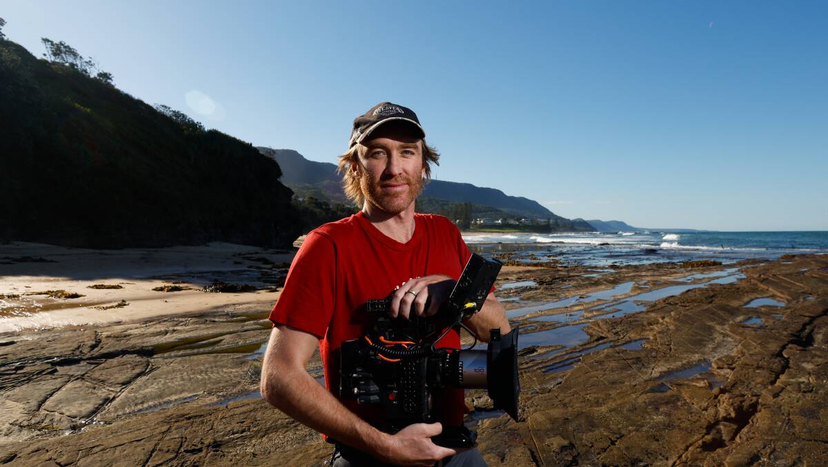 Illawarra filmmaker Brad Schmidt, who has been hoping to tell Nick Ormerod's story for years. Picture by Anna Warr