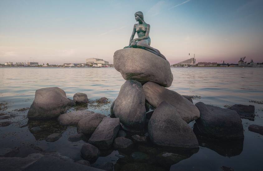 Just about everyone who visits Copenhagen goes to see The Little Mermaid statue. Picture Shutterstock