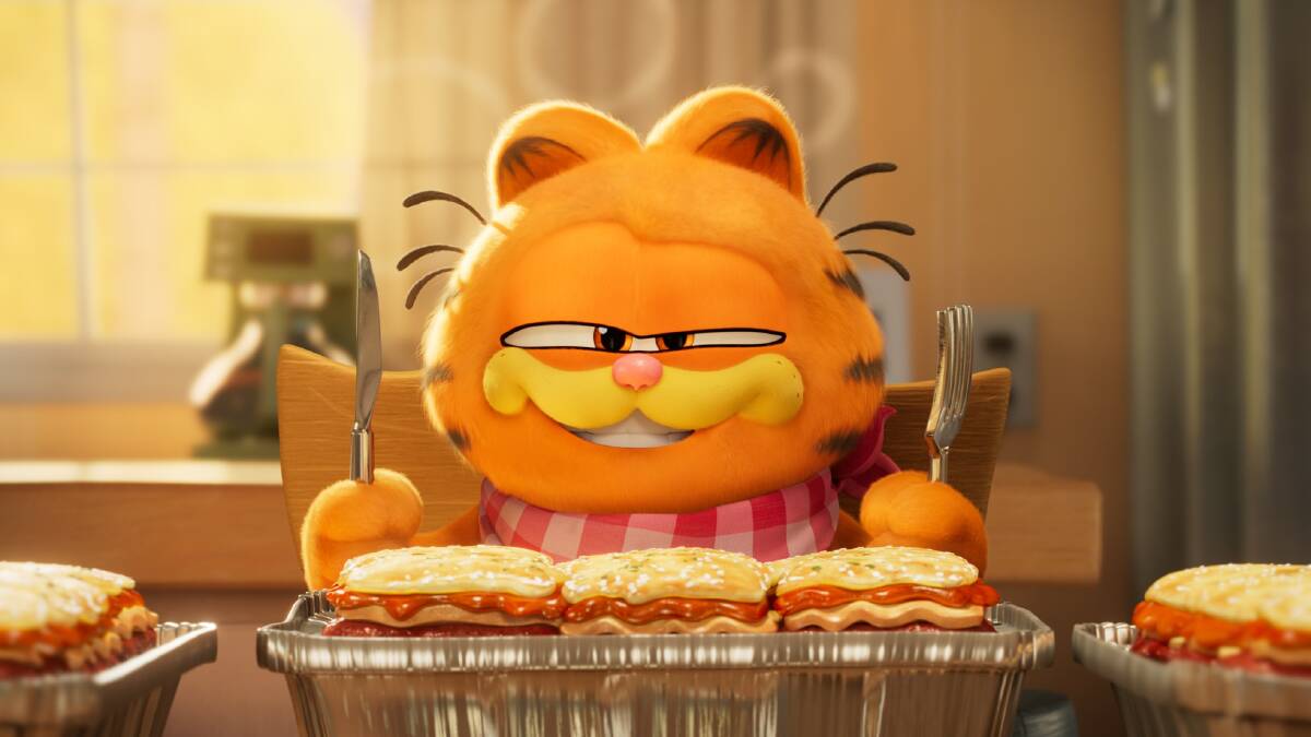 Chris Pratt voices the lasagna-loving cat in The Garfield Movie. Picture supplied