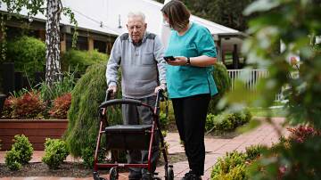 The tool helps aged care staff plan care around frailty and risk of falls for each resident. Picture by RMIT