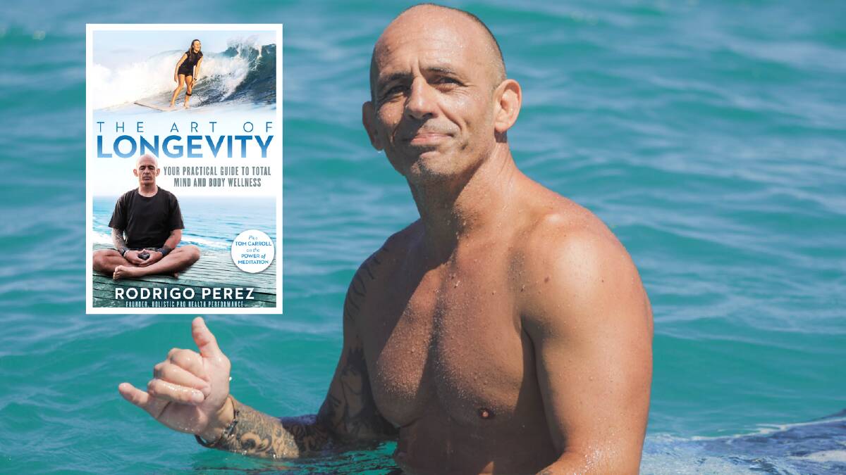 Rodrigo Perez wants to be the 'wake-up call' for anyone wanting to make the most of their golden years. His new book shows simple movements and exercises to keep every body in check. Pictures supplied.