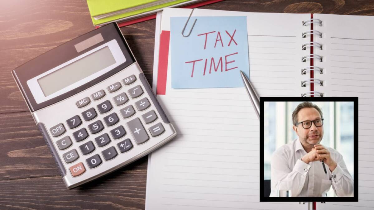 CPA spokesman Gavan Ord is warning Aussies to be on the lookout for scammers at tax time. Main picture from Shutterstock. Inset picture supplied