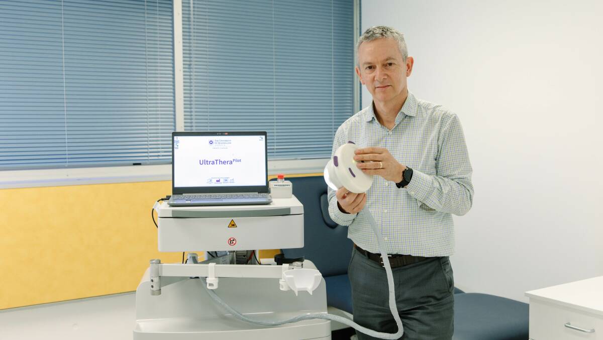 Jurgen Goetz from the University of Queensland's Queensland Brain Institute is leading research into the potential for the use of ultrasound in treating Alzheimer's disease. Picture supplied