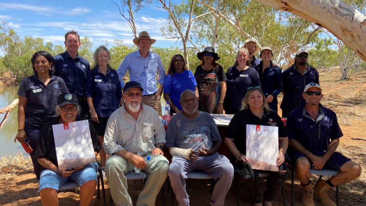 The state government and Yinggarda Aboriginal Corporation have signed an historic land use agreement. Picture supplied