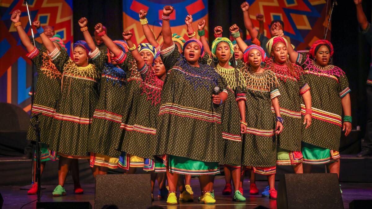 Soweto Gospel Choir's new show celebrates music as an instrument of change. Picture by Will Bucquoy