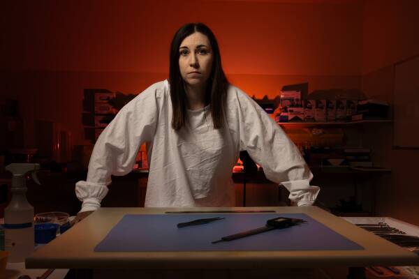 Mortuary supervisor Jessica Puniard. Picture by Gary Ramage