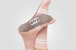 A pair of alvy socks in pink. Picture supplied