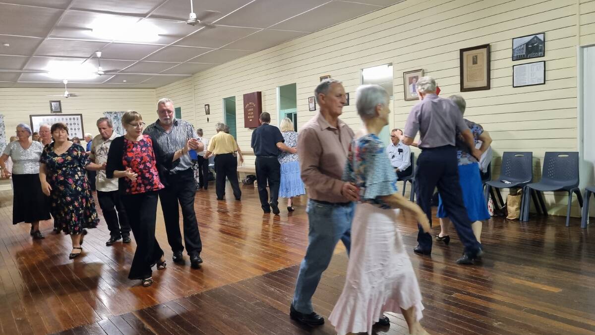 Old-time dance action at the Alton Downs hall. Picture supplied by Alton Downs Hall.
