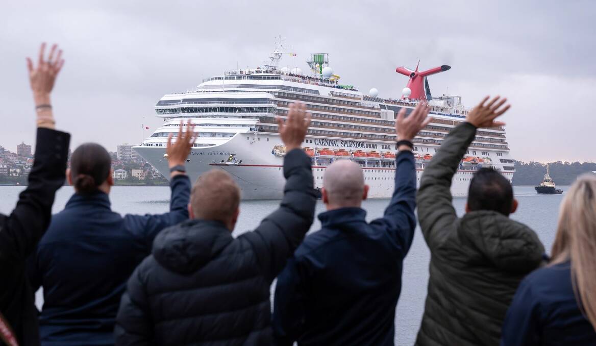 Crowds gather to welcome the ships. Picture supplied