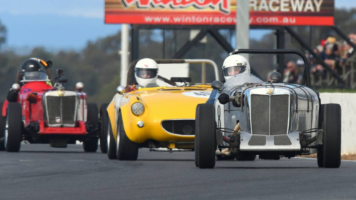Historic Winton offers an action-packed weekend of non-stop racing. Picture by Terry Wright