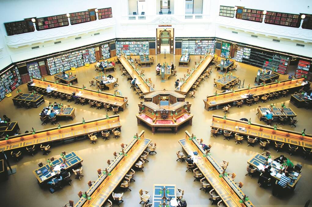 CENTRE OF KNOWLEDGE – The State Library of Victoria. Photo: Tourism Victoria.