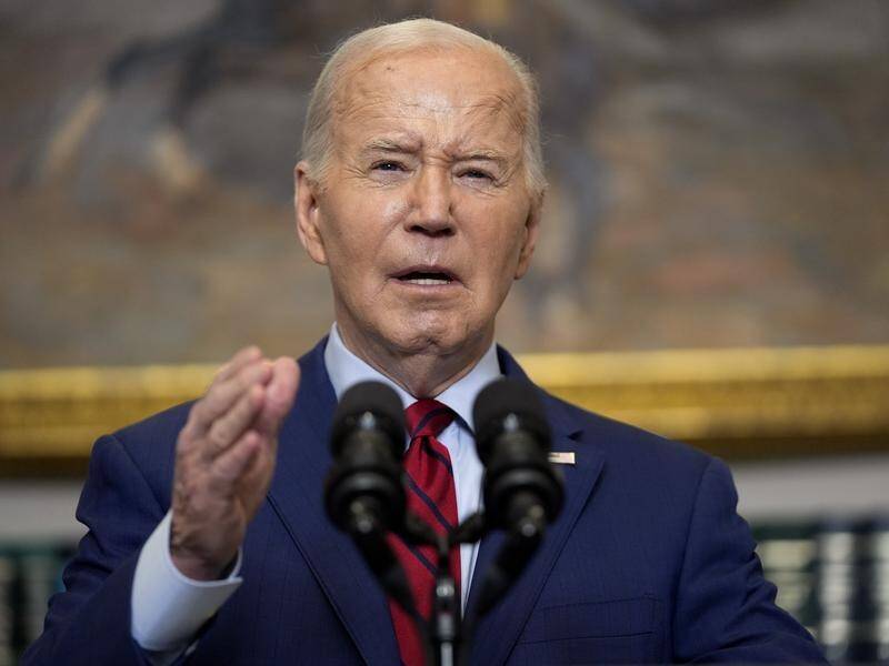 Joe Biden is due to detail a planned legalisation program for immigrant spouses of US citizens. (AP PHOTO)