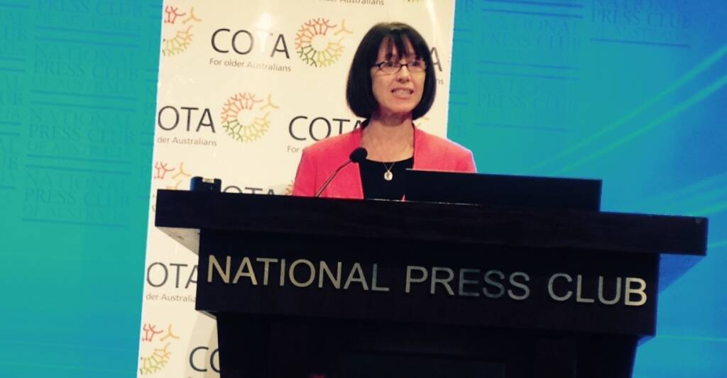 INCENTIVES PAYING OFF – Department of Employment secretary Renee Leon addresses the COTA forum.