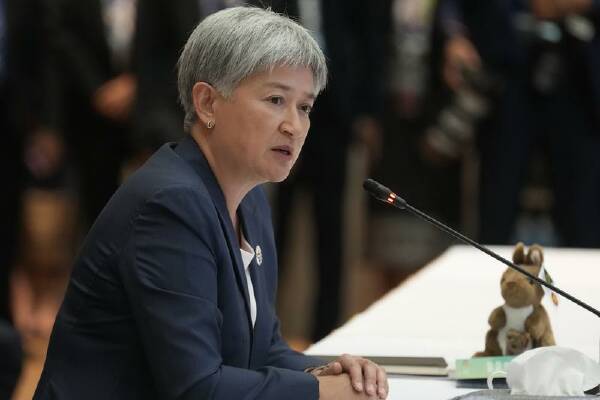 Foreign Affairs Minister Penny Wong has issued a direct plea to Myanmar's military rulers at ASEAN. Photo: AP PHOTO