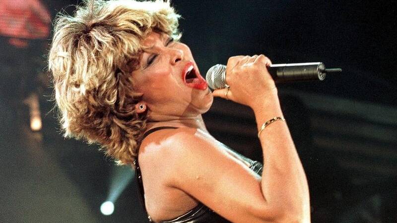 Tina Turner became the face of Australian rugby league when she was recruited for an ad campaign. (EPA PHOTO)