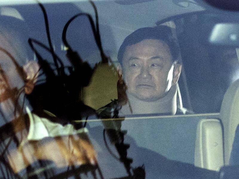 Ex-Thai PM Thaksin Shinawatra has been granted bail and will face his next court hearing in July. (AP PHOTO)