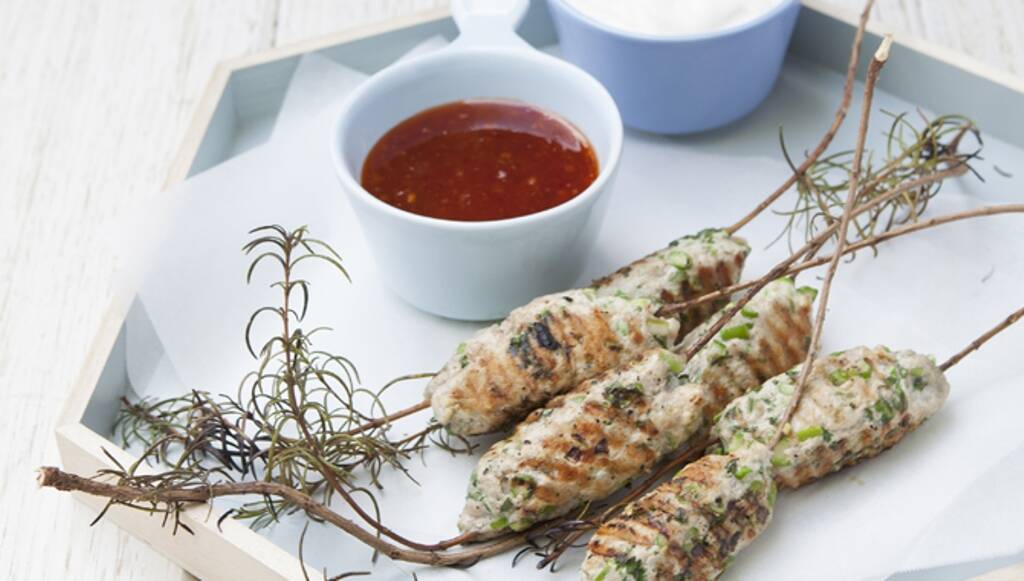 Recipe:  Chicken and Asparagus Koftas