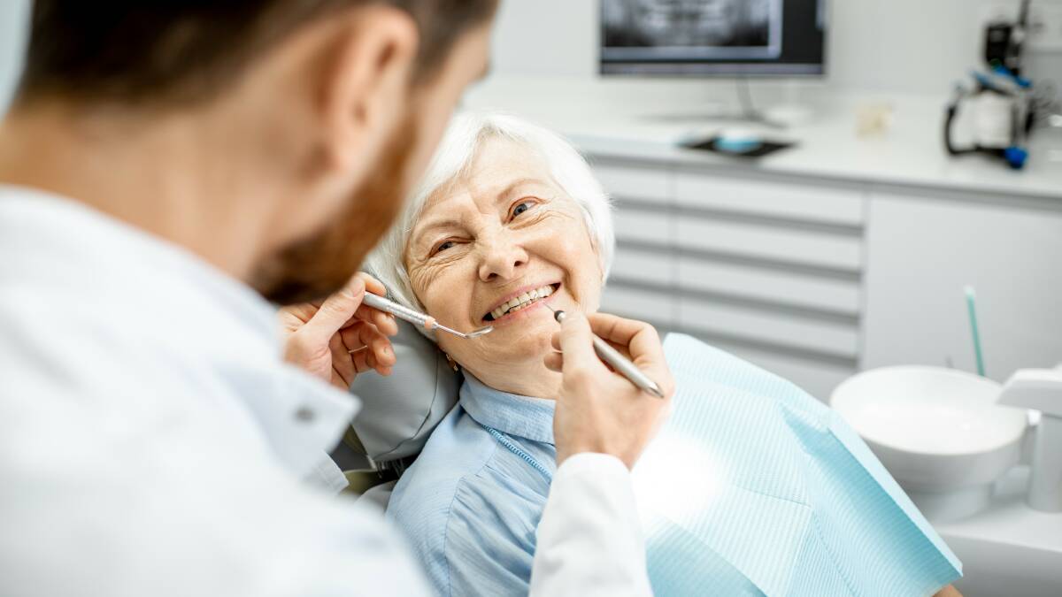 Older woman may be prone to some dental problems. Picture Shutterstock