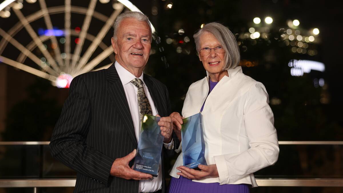 Queensland Senior Australians of the Year Reverend Dr Lindsay Burch and Reverend Robyn Burch. Picture NADC, Salty Dingo 
