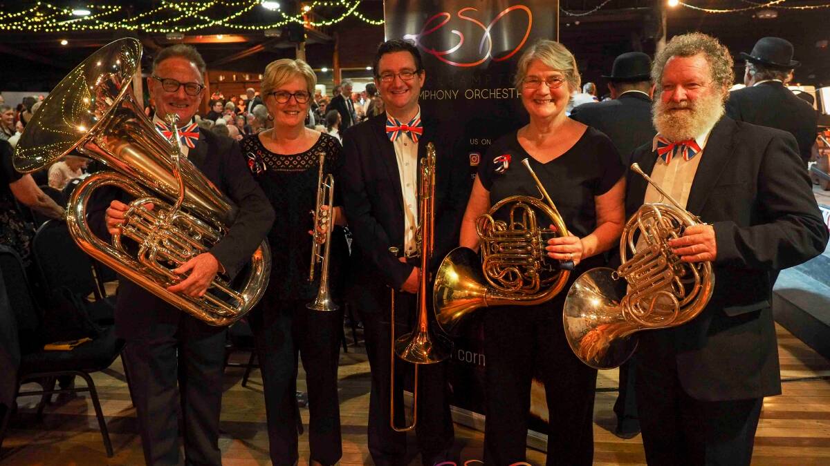 The McCabe family at the 2018 Night at the Proms. From left Michael McCabe, Lorelle McCabe, their nephew Pete McCabe and from Bundaberg Symphony, Pete's mum and dad, Val and Neil McCabe. Picture supplied